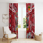 St Kilda Saints NAIDOC Week 2024 Window Curtain Mascot Football