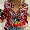 Custom St Kilda Saints NAIDOC Week 2024 Women Casual Shirt Mascot Football