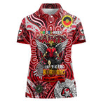 Custom St Kilda Saints NAIDOC Week 2024 Women Polo Shirt Mascot Football