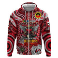 Custom St Kilda Saints NAIDOC Week 2024 Zip Hoodie Mascot Football