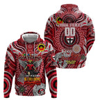 Custom St Kilda Saints NAIDOC Week 2024 Zip Hoodie Mascot Football