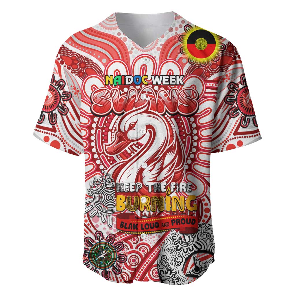 Custom Sydney Swans NAIDOC Week 2024 Baseball Jersey Mascot Football
