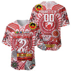 Custom Sydney Swans NAIDOC Week 2024 Baseball Jersey Mascot Football