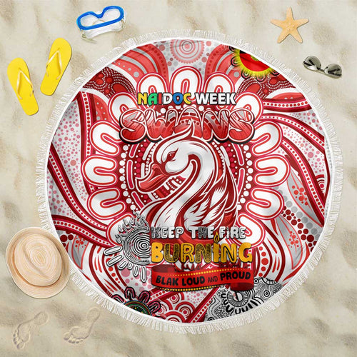 Sydney Swans NAIDOC Week 2024 Beach Blanket Mascot Football