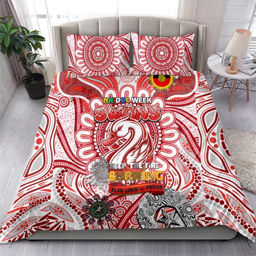 Sydney Swans NAIDOC Week 2024 Bedding Set Mascot Football