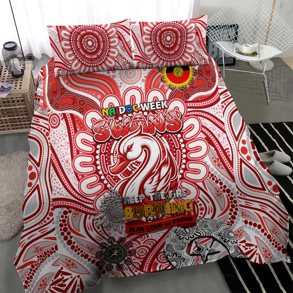 Sydney Swans NAIDOC Week 2024 Bedding Set Mascot Football