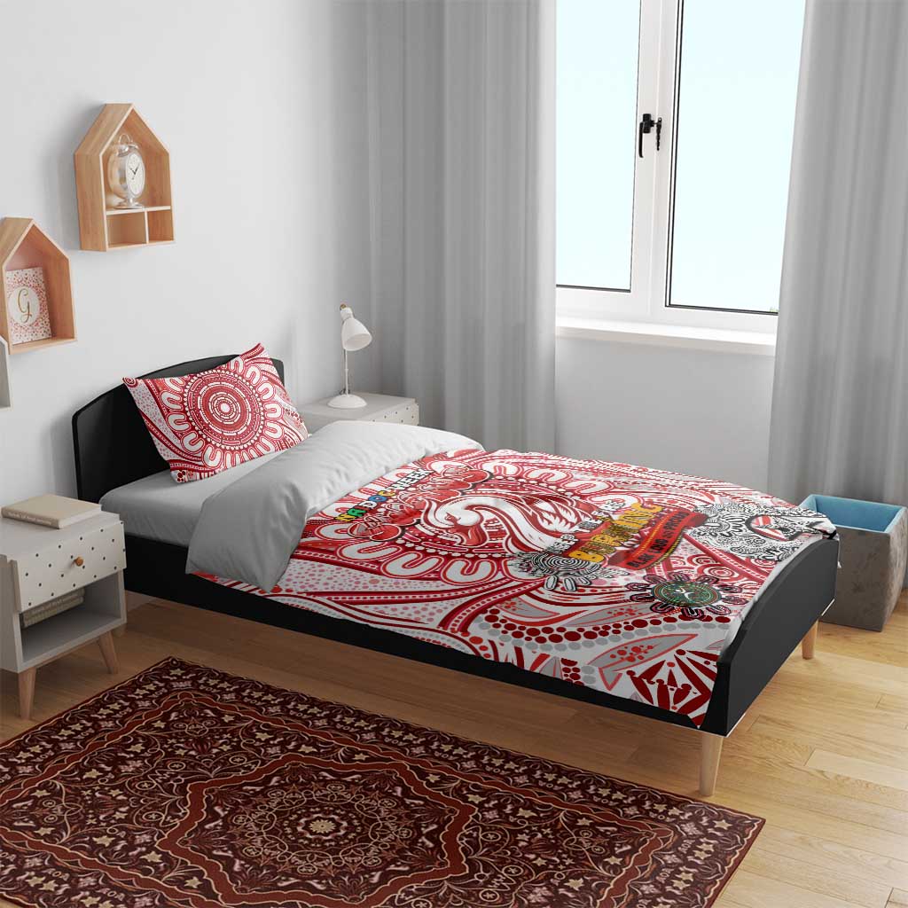 Sydney Swans NAIDOC Week 2024 Bedding Set Mascot Football