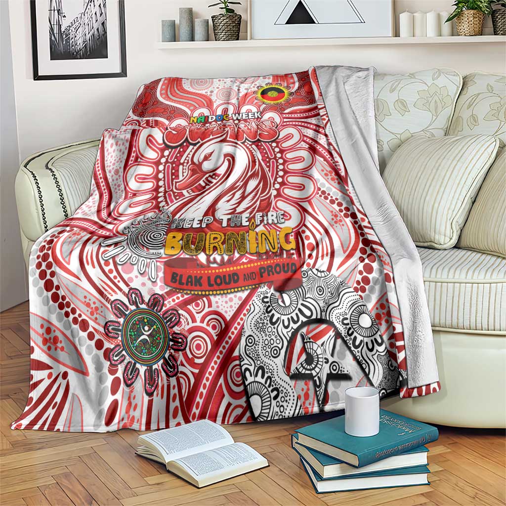 Sydney Swans NAIDOC Week 2024 Blanket Mascot Football
