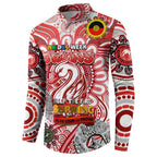 Custom Sydney Swans NAIDOC Week 2024 Button Sweatshirt Mascot Football
