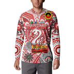 Custom Sydney Swans NAIDOC Week 2024 Button Sweatshirt Mascot Football