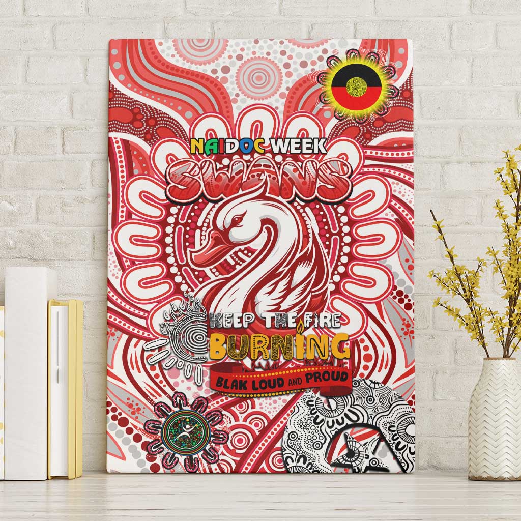 Sydney Swans NAIDOC Week 2024 Canvas Wall Art Mascot Football