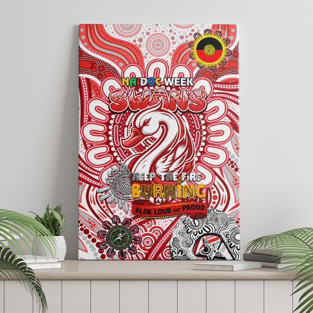 Sydney Swans NAIDOC Week 2024 Canvas Wall Art Mascot Football