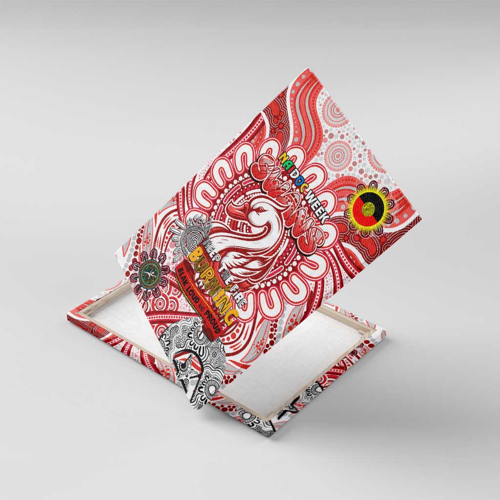 Sydney Swans NAIDOC Week 2024 Canvas Wall Art Mascot Football