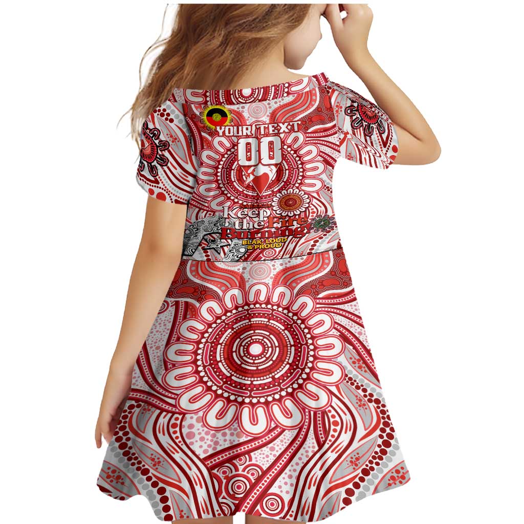 Custom Sydney Swans NAIDOC Week 2024 Family Matching Mermaid Dress and Hawaiian Shirt Mascot Football