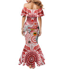 Custom Sydney Swans NAIDOC Week 2024 Family Matching Mermaid Dress and Hawaiian Shirt Mascot Football