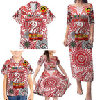 Custom Sydney Swans NAIDOC Week 2024 Family Matching Puletasi and Hawaiian Shirt Mascot Football