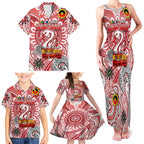 Custom Sydney Swans NAIDOC Week 2024 Family Matching Tank Maxi Dress and Hawaiian Shirt Mascot Football