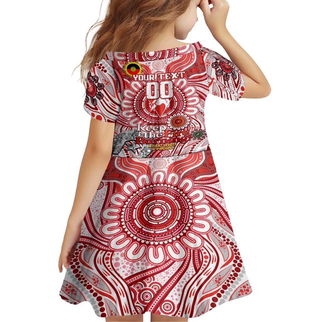 Custom Sydney Swans NAIDOC Week 2024 Family Matching Tank Maxi Dress and Hawaiian Shirt Mascot Football