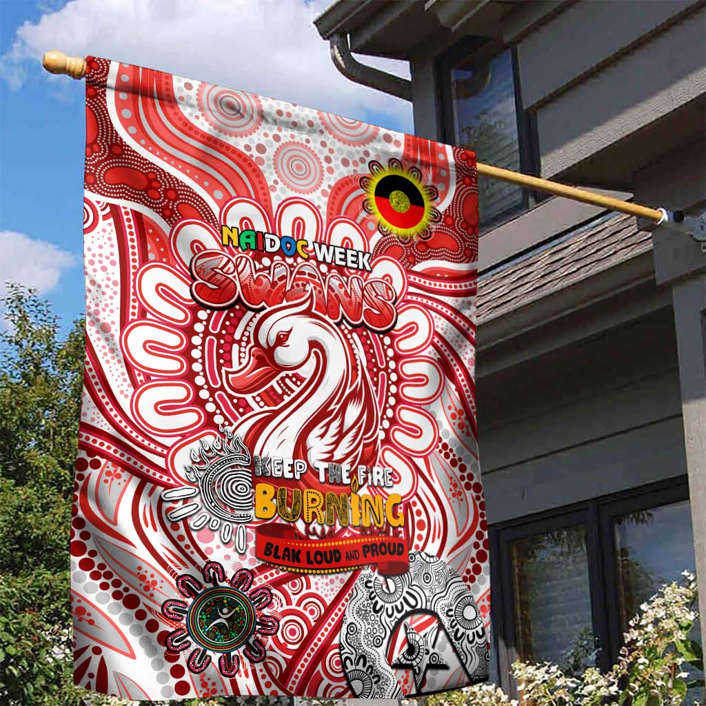 Sydney Swans NAIDOC Week 2024 Garden Flag Mascot Football