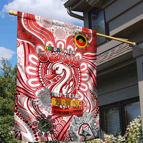 Sydney Swans NAIDOC Week 2024 Garden Flag Mascot Football
