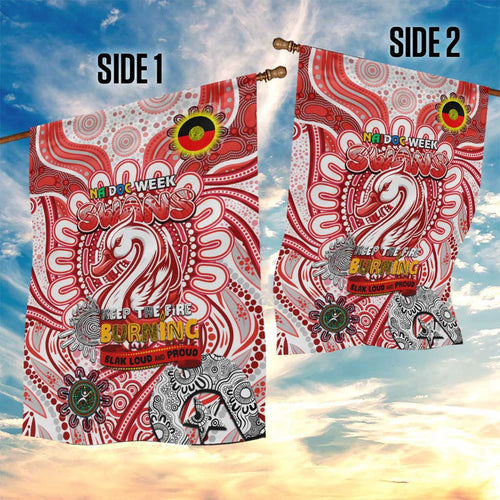 Sydney Swans NAIDOC Week 2024 Garden Flag Mascot Football