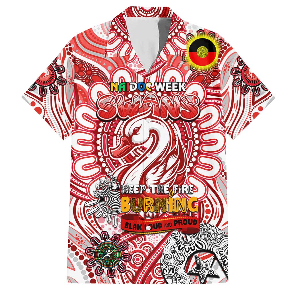 Custom Sydney Swans NAIDOC Week 2024 Hawaiian Shirt Mascot Football