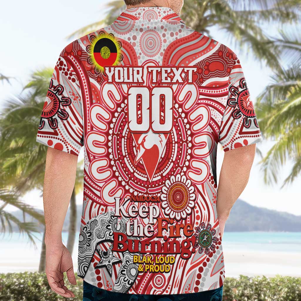 Custom Sydney Swans NAIDOC Week 2024 Hawaiian Shirt Mascot Football