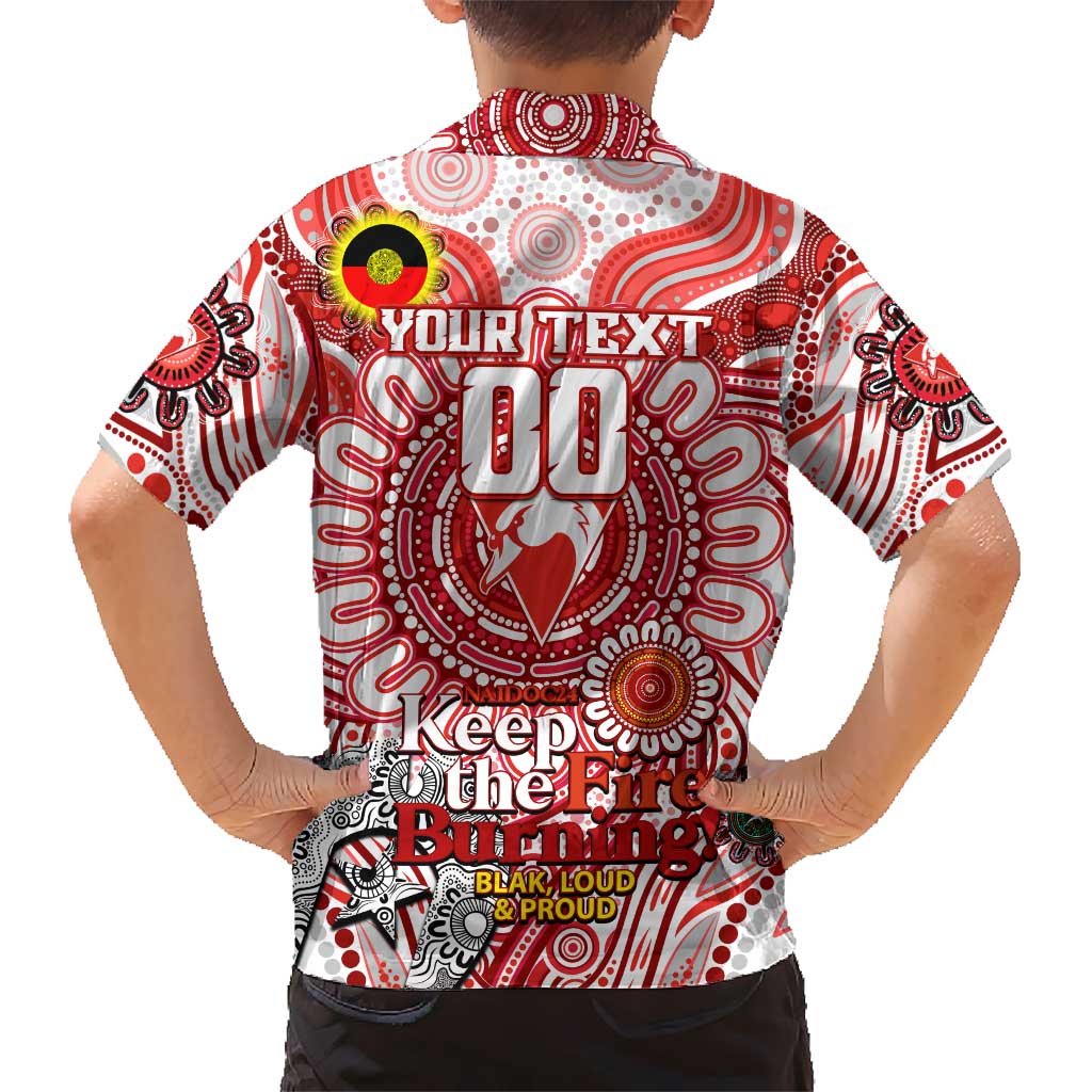 Custom Sydney Swans NAIDOC Week 2024 Hawaiian Shirt Mascot Football