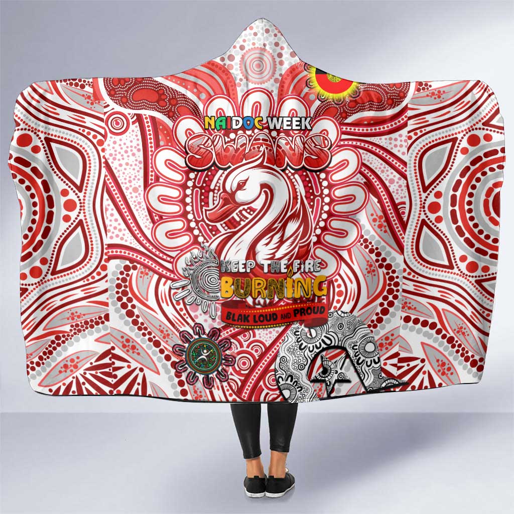 Sydney Swans NAIDOC Week 2024 Hooded Blanket Mascot Football