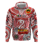 Custom Sydney Swans NAIDOC Week 2024 Hoodie Mascot Football