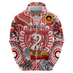 Custom Sydney Swans NAIDOC Week 2024 Hoodie Mascot Football