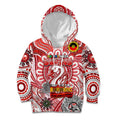 Custom Sydney Swans NAIDOC Week 2024 Kid Hoodie Mascot Football