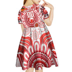Custom Sydney Swans NAIDOC Week 2024 Kid Short Sleeve Dress Mascot Football