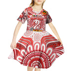 Custom Sydney Swans NAIDOC Week 2024 Kid Short Sleeve Dress Mascot Football