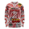 Custom Sydney Swans NAIDOC Week 2024 Long Sleeve Shirt Mascot Football