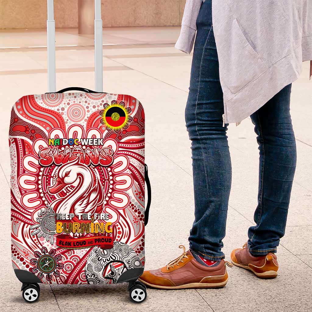 Sydney Swans NAIDOC Week 2024 Luggage Cover Mascot Football