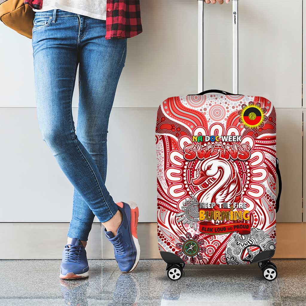 Sydney Swans NAIDOC Week 2024 Luggage Cover Mascot Football
