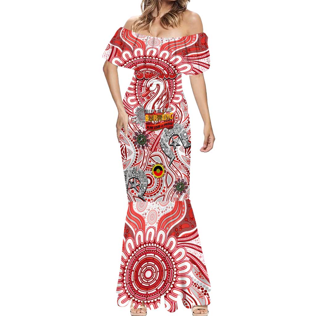 Custom Sydney Swans NAIDOC Week 2024 Mermaid Dress Mascot Football