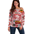 Custom Sydney Swans NAIDOC Week 2024 Off Shoulder Sweater Mascot Football