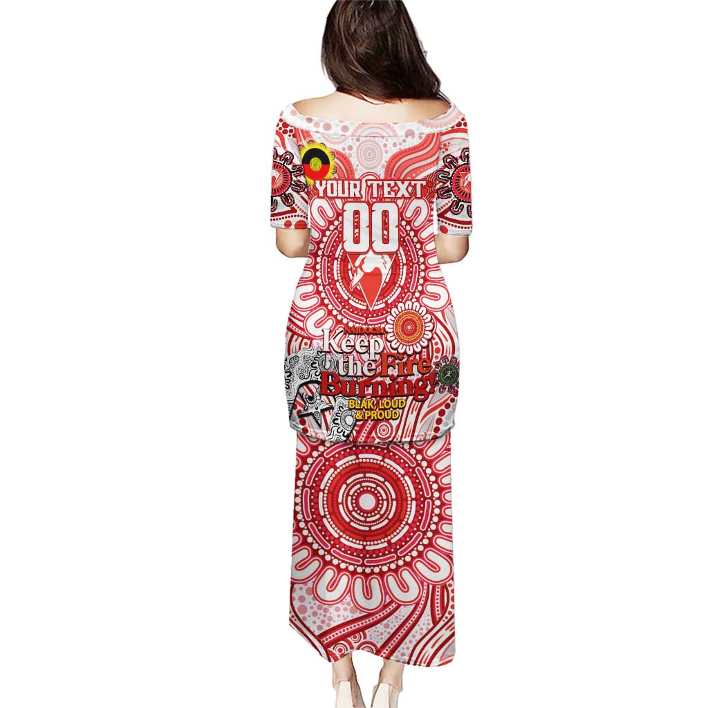 Custom Sydney Swans NAIDOC Week 2024 Puletasi Mascot Football