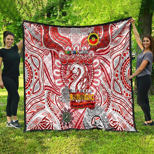 Sydney Swans NAIDOC Week 2024 Quilt Mascot Football