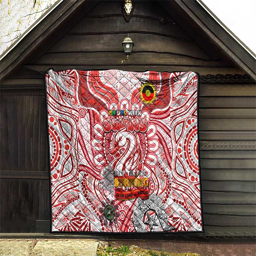 Sydney Swans NAIDOC Week 2024 Quilt Mascot Football