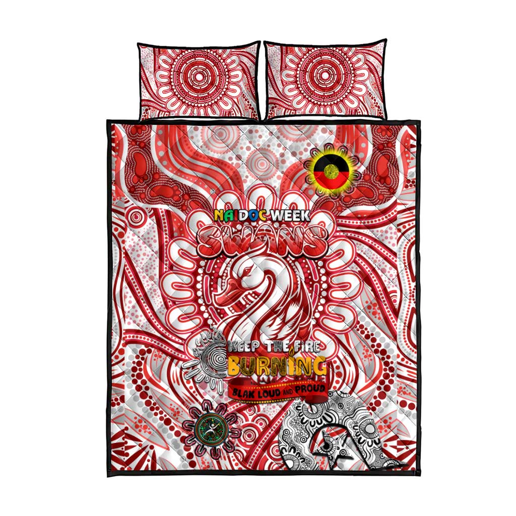 Sydney Swans NAIDOC Week 2024 Quilt Bed Set Mascot Football