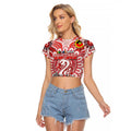 Custom Sydney Swans NAIDOC Week 2024 Raglan Cropped T Shirt Mascot Football