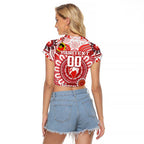 Custom Sydney Swans NAIDOC Week 2024 Raglan Cropped T Shirt Mascot Football