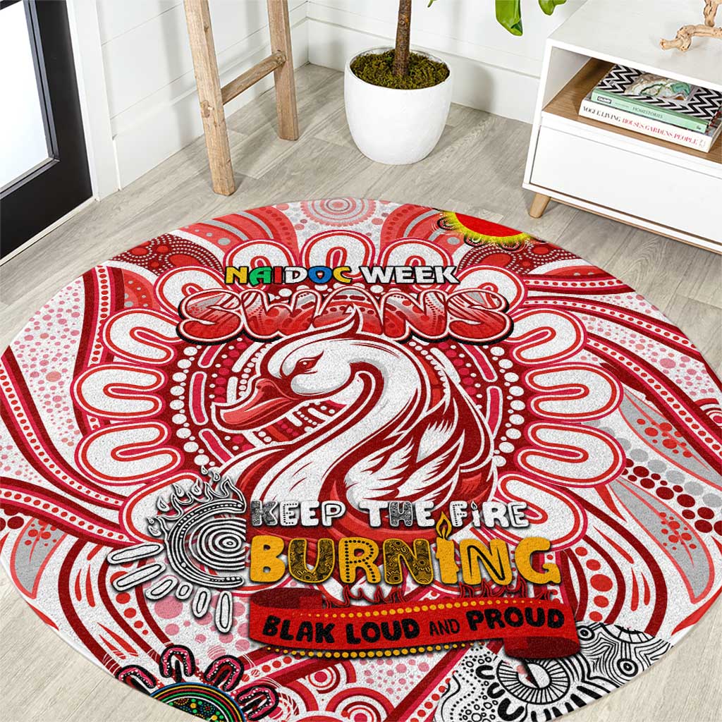 Sydney Swans NAIDOC Week 2024 Round Carpet Mascot Football
