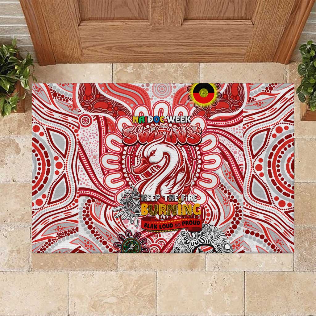 Sydney Swans NAIDOC Week 2024 Rubber Doormat Mascot Football