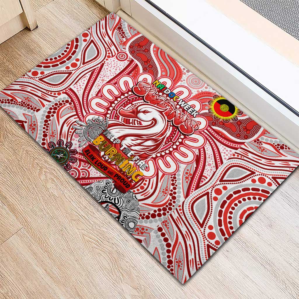 Sydney Swans NAIDOC Week 2024 Rubber Doormat Mascot Football