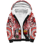 Custom Sydney Swans NAIDOC Week 2024 Sherpa Hoodie Mascot Football