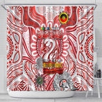 Sydney Swans NAIDOC Week 2024 Shower Curtain Mascot Football